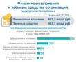 Финансовые вложения и заёмные средства организаций Удмуртской Республики