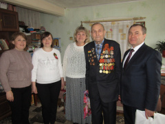 Поздравление ветеранов с Днем Победы!