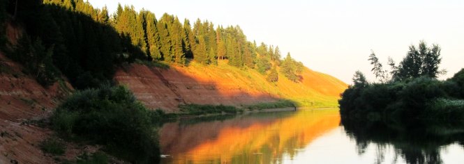 р. Чепца за д. Верхняя Слудка и Нижняя Слудка